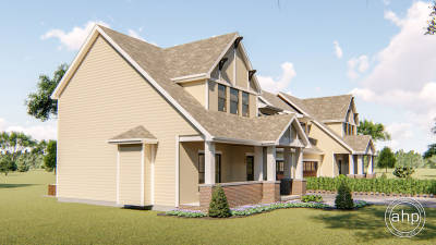 2 Story Multi-Family Craftsman House Plan | Ida