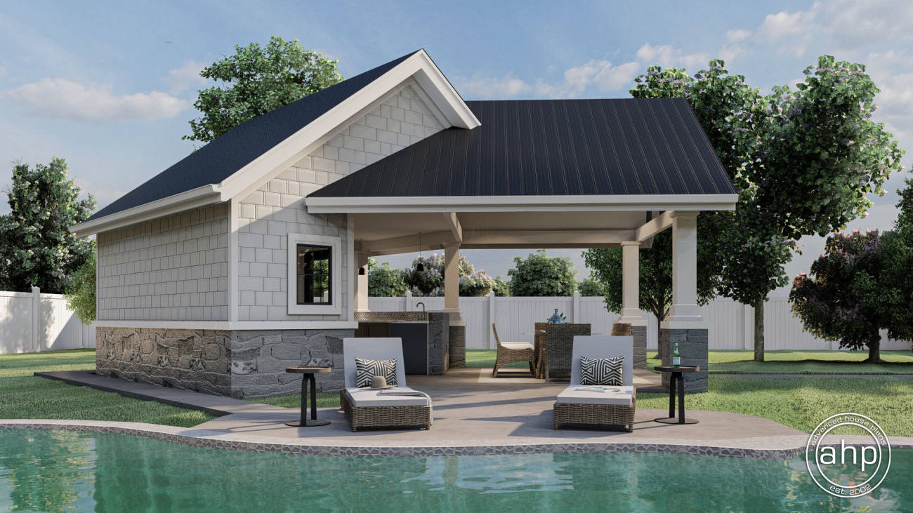 Pool House Plan | Ivarson