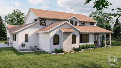 1.5 Story Mediterranean House Plan | LeGrand