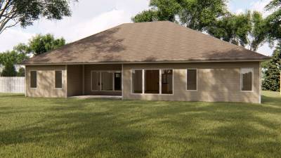 1 Story Bungalow Style House Plan | Ridgeway