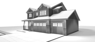 2 Story Craftsman Style Plan | Huber