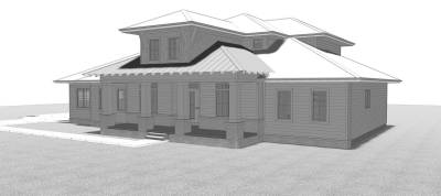 1.5 Story Coastal Cottage House Plan