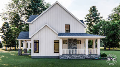 2 Story Modern Farmhouse House Plan | Melrose