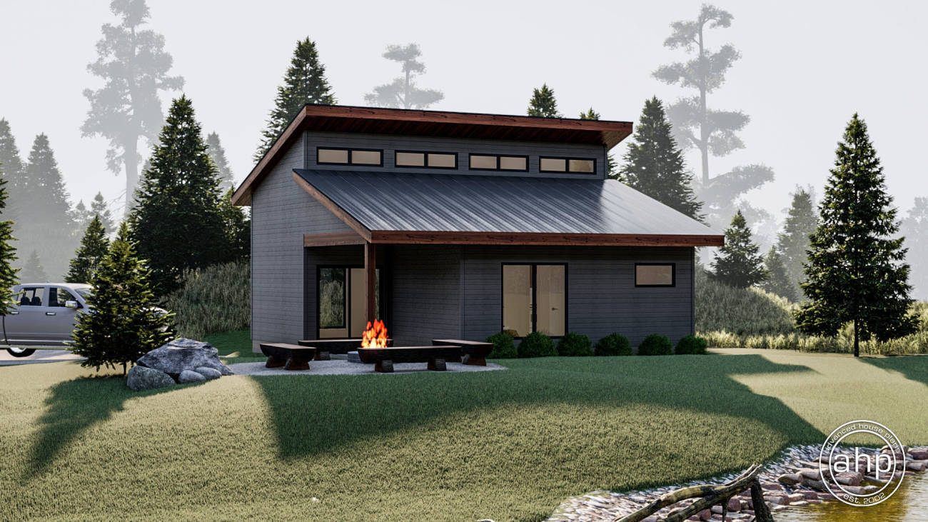 Modern Style Cabin Plan | Fremont