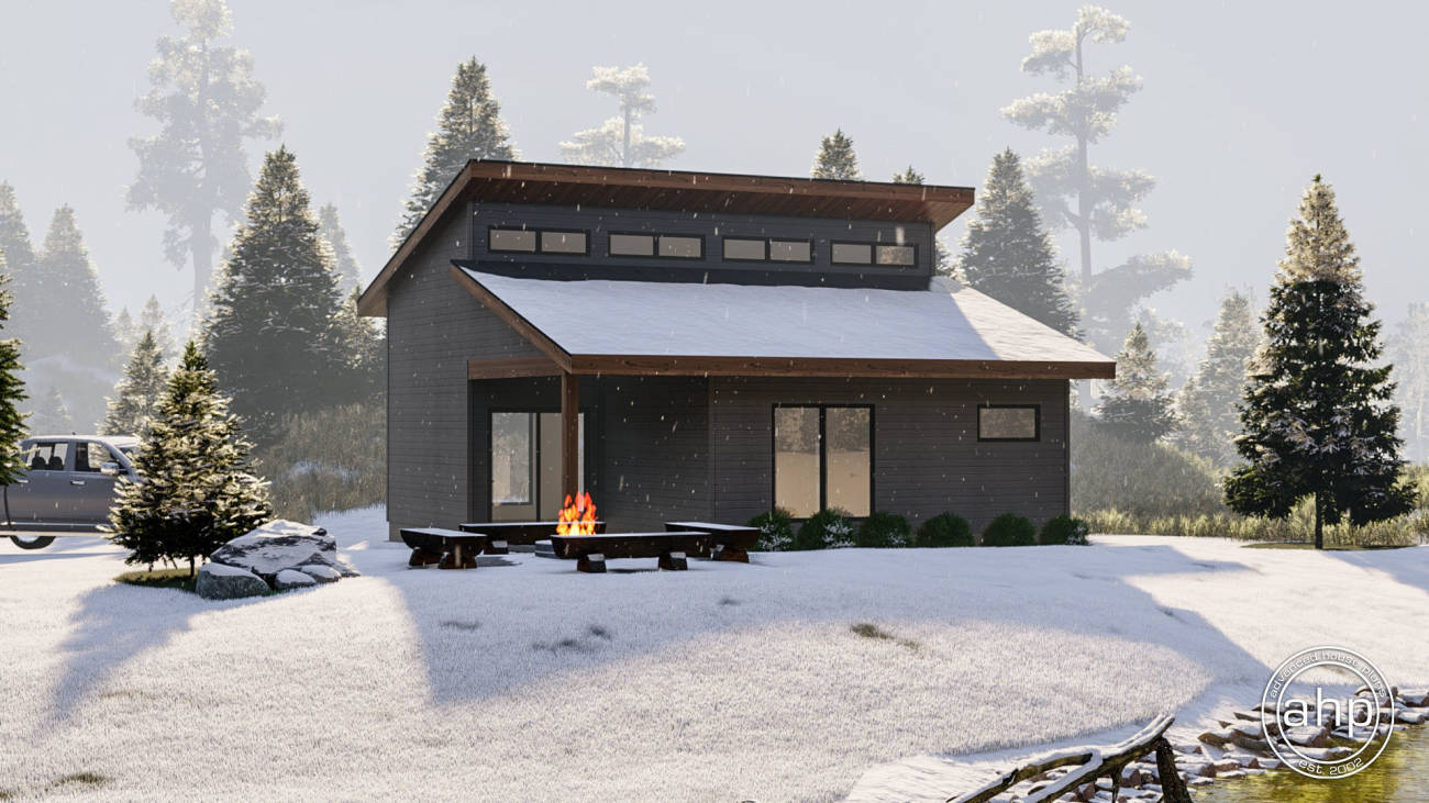 Modern Style Cabin Plan | Fremont