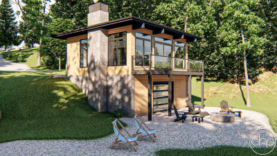 Modern Style Cabin Plan | Rutledge