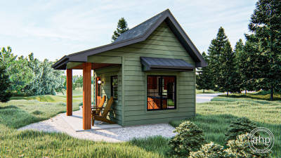 Cottage Style Cabin Plan