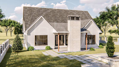 1.5 Story Modern Farmhouse House Plan | Forest Hills