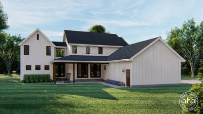 2 Story Modern Farmhouse Plan | Crawford Farm