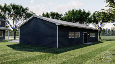 4 Car Garage Plan | Jewett