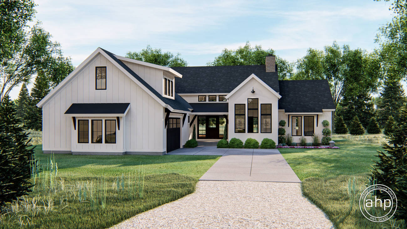 1 Story Modern Farmhouse Plan | Statesboro