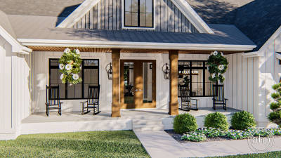 1 Story Modern Farmhouse Style Plan | Westchester