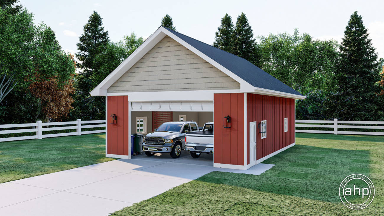 Farmhouse Garage Plan | Valley