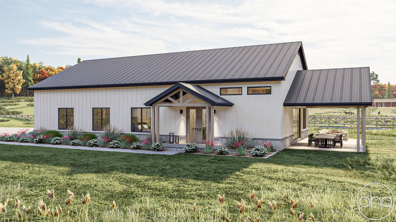 Barndominium Style House Plan | Evansville