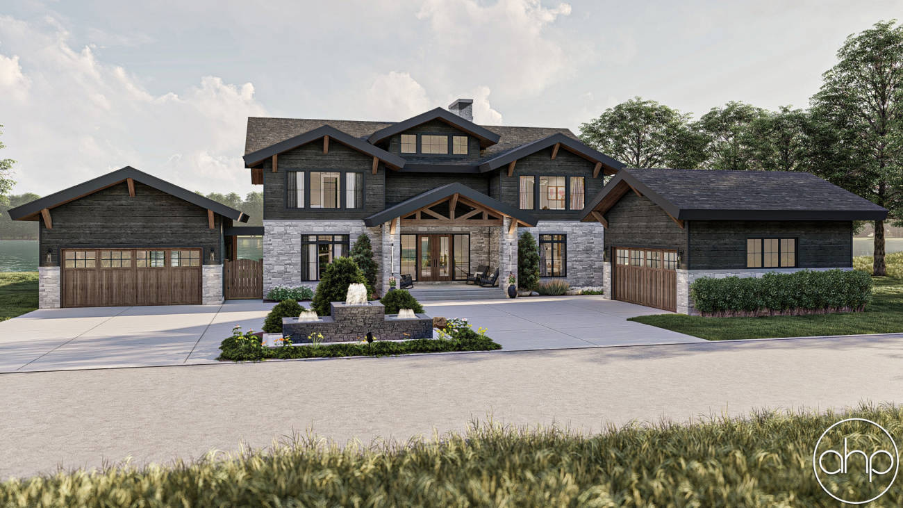 Rustic Craftsman Style House Plan | Live Oak